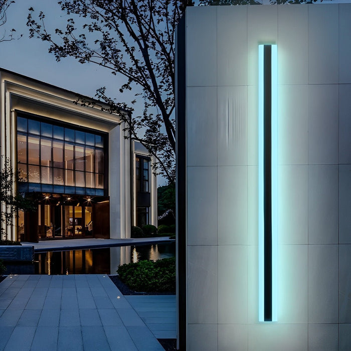 Outdoor Waterproof LED Linear Wall Sconce, Modern Minimalist Design for Patio/Porch/Garden