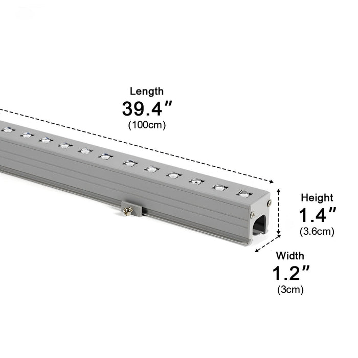 Outdoor LED Strip Light for Decks, Patios, and Landscape Edging - Flexible, Weatherproof Accent Lighting - Cut-to-Length Installation
