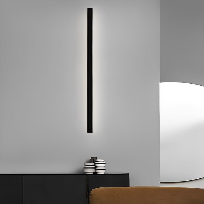 Solar Powered LED Strip Wall Sconce, Dusk to Dawn Motion Sensor Security Light for Garage/Patio/Porch