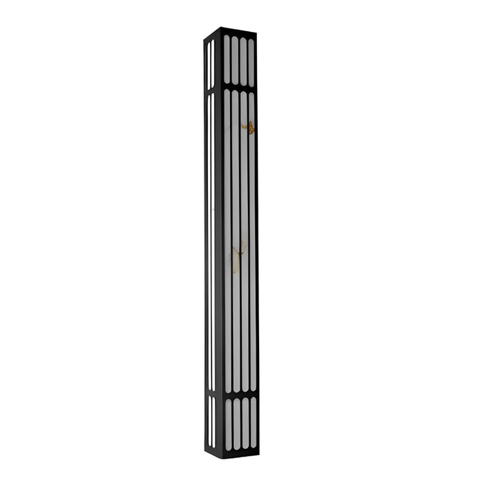 Long Strip Rectangular Outdoor Wall Lamp - Weatherproof Aluminum Sconce for Modern Home Exteriors, Patios, and Walkways
