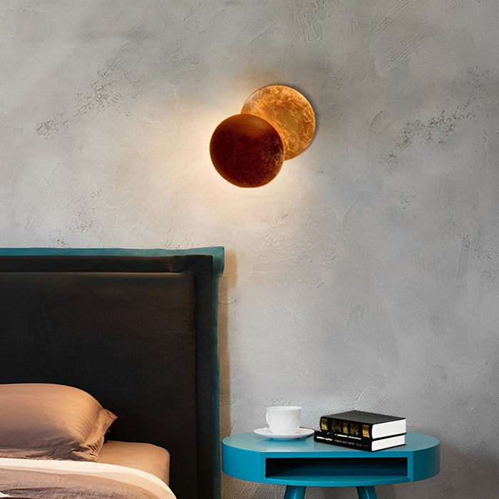 Moon Eclipse Wall Sconce - Nordic Postmodern Minimalist Design, Creative Indoor Lighting Fixture