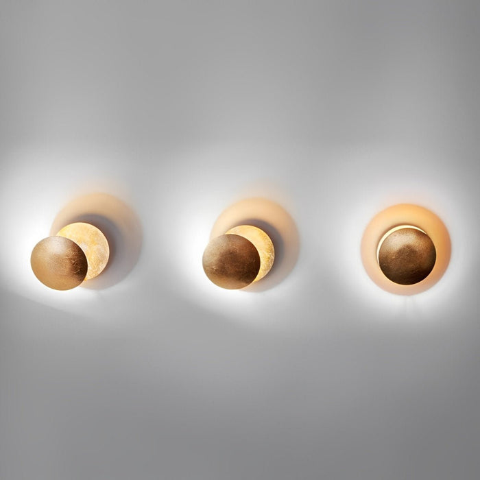 Moon Eclipse Wall Sconce - Nordic Postmodern Minimalist Design, Creative Indoor Lighting Fixture