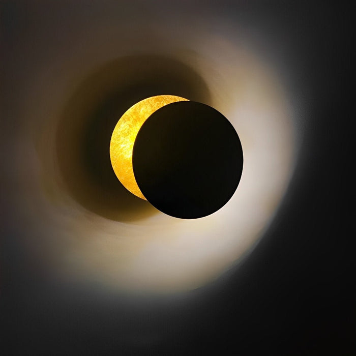 Moon Eclipse Wall Sconce - Nordic Postmodern Minimalist Design, Creative Indoor Lighting Fixture