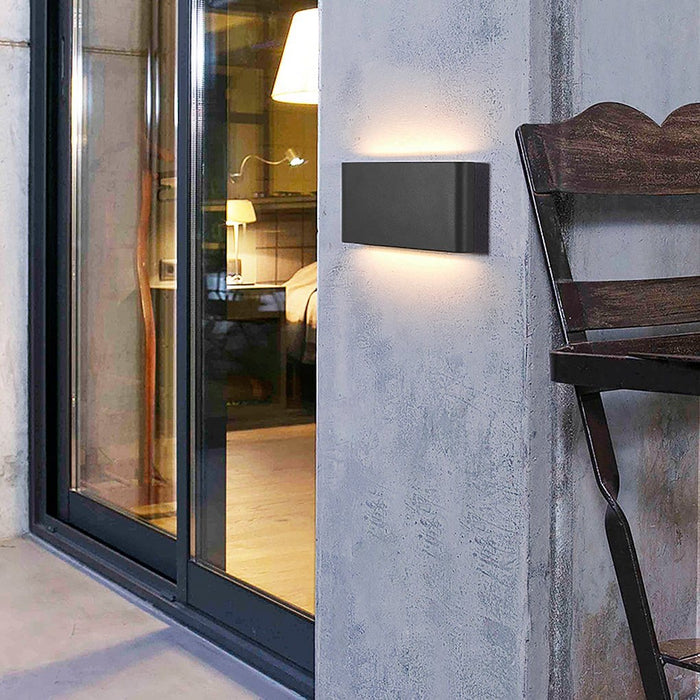 Minimalist Outdoor Waterproof LED Exterior Wall Light for Garden Balcony