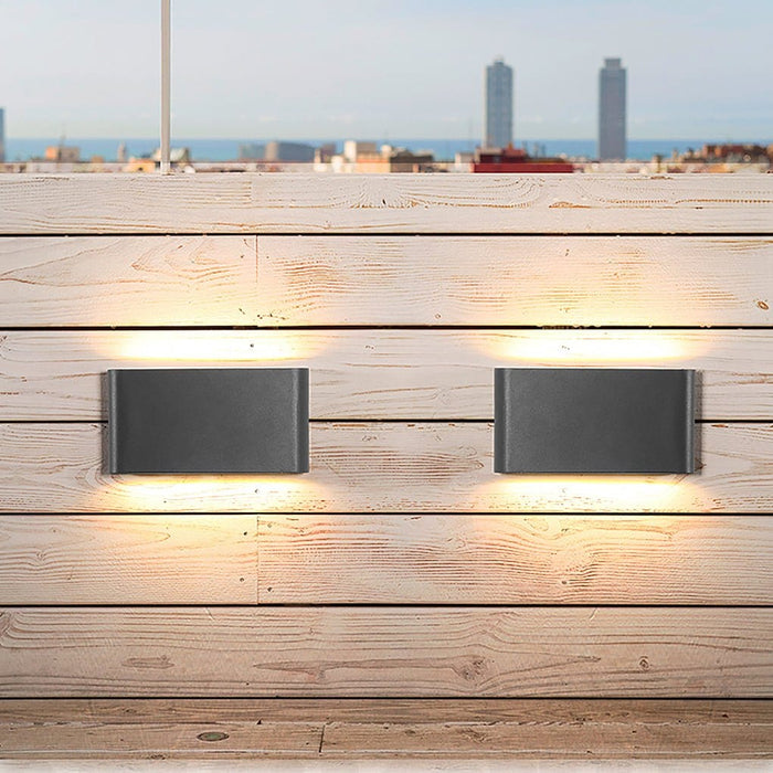 Minimalist Outdoor Waterproof LED Exterior Wall Light for Garden Balcony