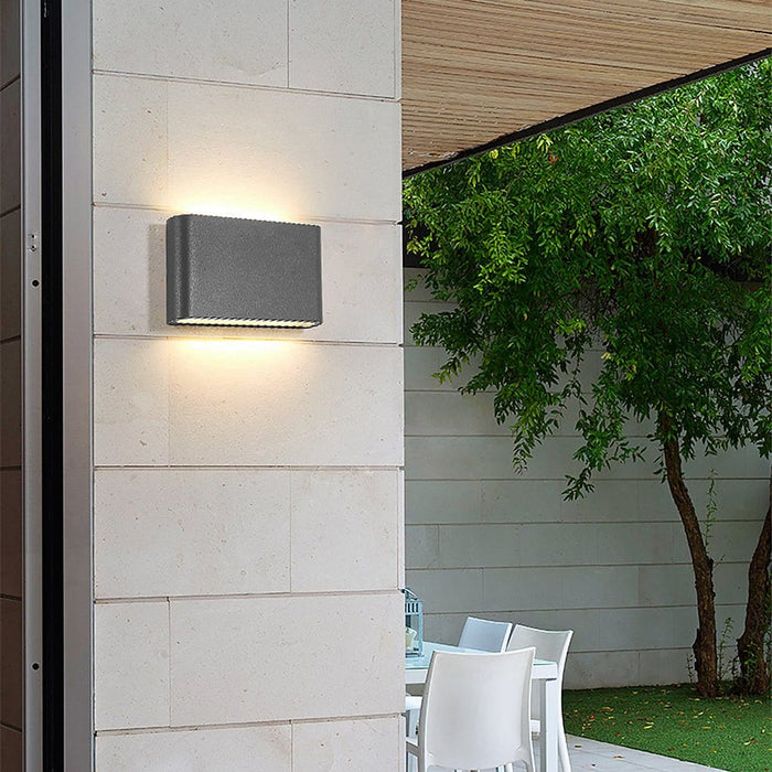 Minimalist Outdoor Waterproof LED Exterior Wall Light for Garden Balcony