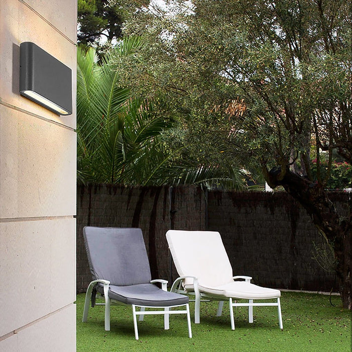 Minimalist Outdoor Waterproof LED Exterior Wall Light for Garden Balcony