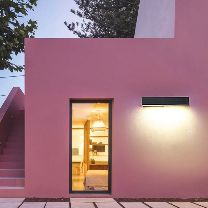 Minimalist Rectangle Outdoor Waterproof Villa Courtyard Garden LED Wall Lamp