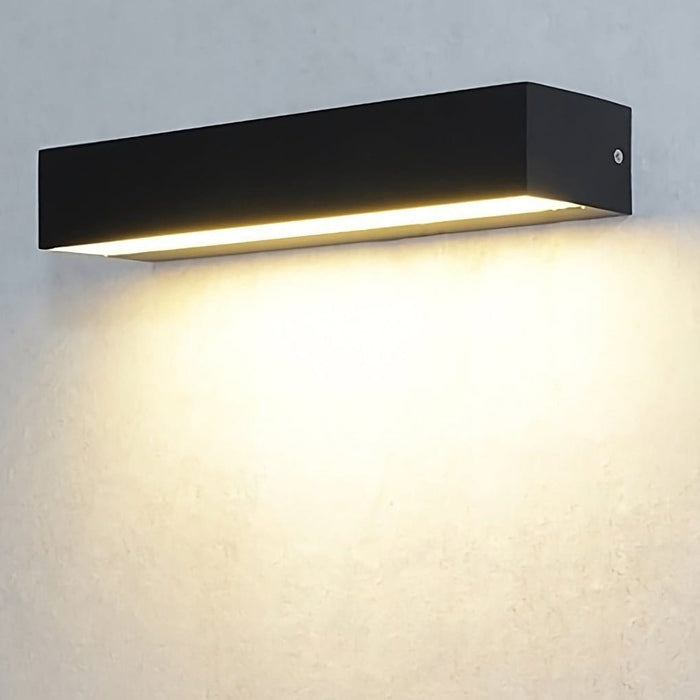 Minimalist Rectangle Outdoor Waterproof Villa Courtyard Garden LED Wall Lamp