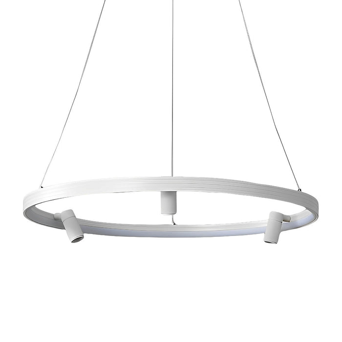 Round Spotlight Pendant Lighting - Industrial Hanging Lamp for Kitchen Island / Bar / Dining Room