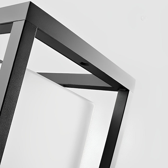 Square Solar Fence Post Lights - Modern Waterproof Outdoor Deck Caps, Dusk-to-Dawn Automatic Pathway Lighting