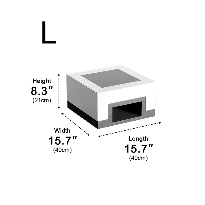 Square Solar Post Caps Light - Outdoor Deck Fence Post Lighting - Automatic LED Illumination for Gardens, Patios, Pathways