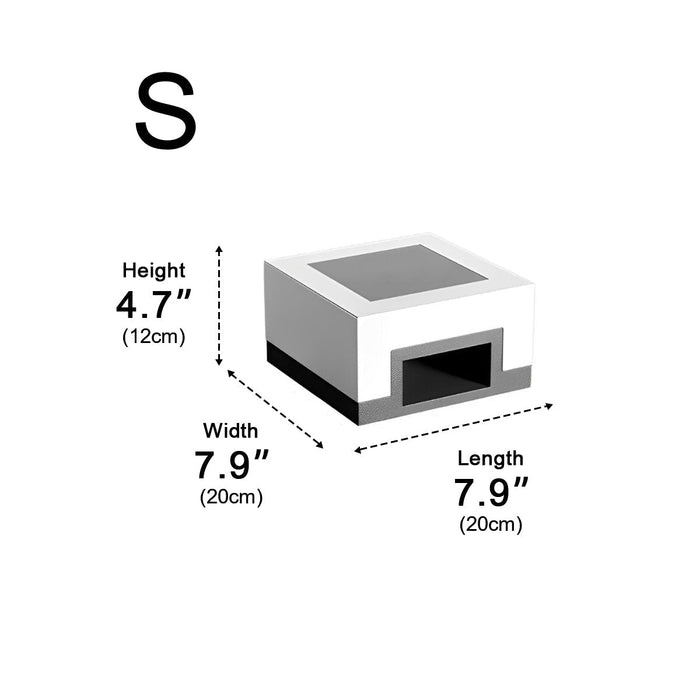 Square Solar Post Caps Light - Outdoor Deck Fence Post Lighting - Automatic LED Illumination for Gardens, Patios, Pathways
