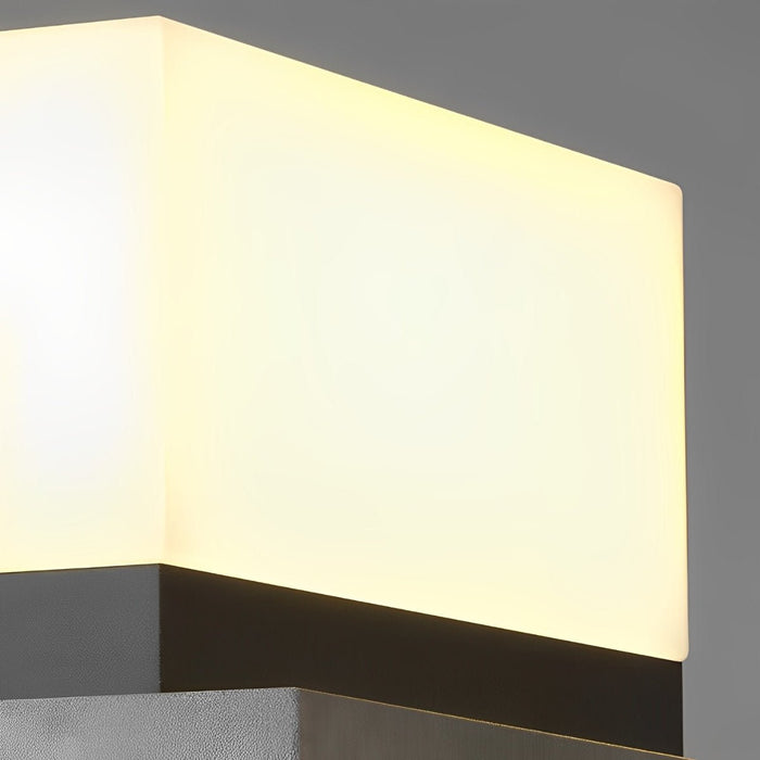 Square Solar Post Caps Light - Outdoor Deck Fence Post Lighting - Automatic LED Illumination for Gardens, Patios, Pathways