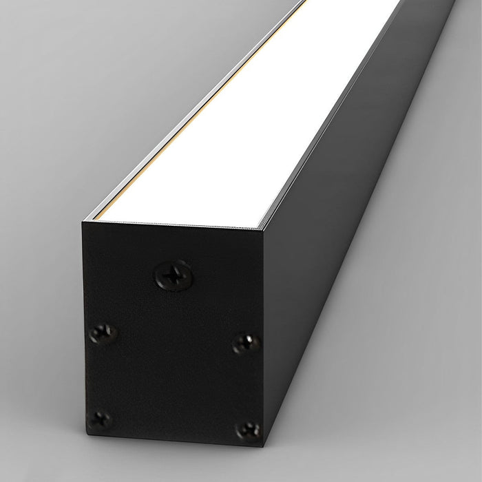 Minimalist Strip Ceiling Light - Dimmable LED, Modern Flush Mount, Remote Control