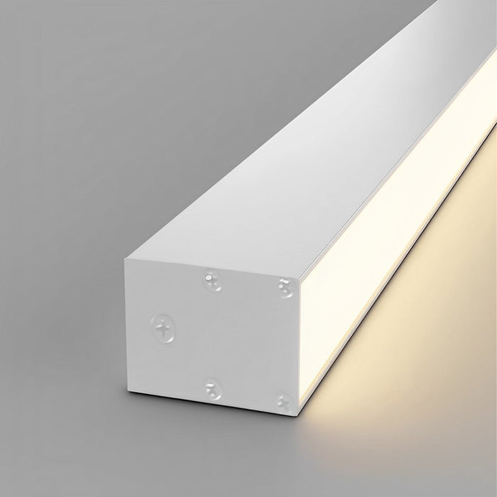 Minimalist Strip Ceiling Light - Dimmable LED, Modern Flush Mount, Remote Control