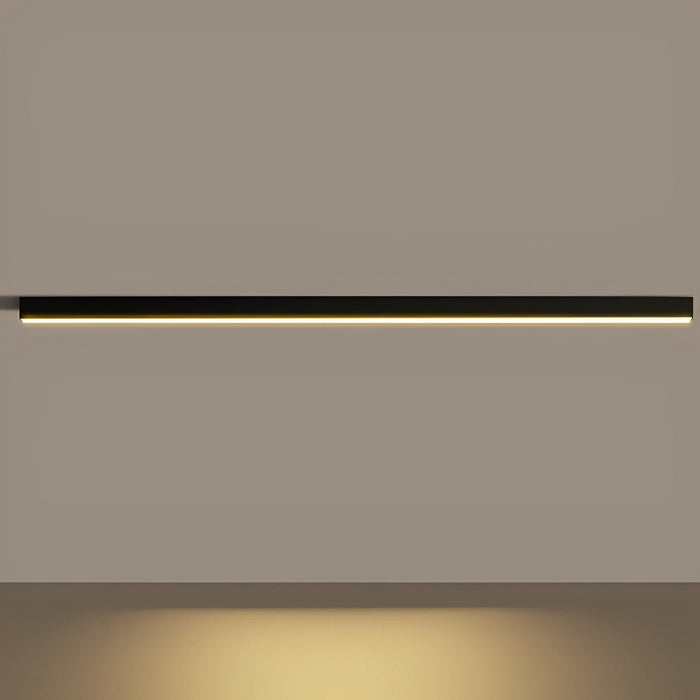 Minimalist Strip Ceiling Light - Dimmable LED, Modern Flush Mount, Remote Control