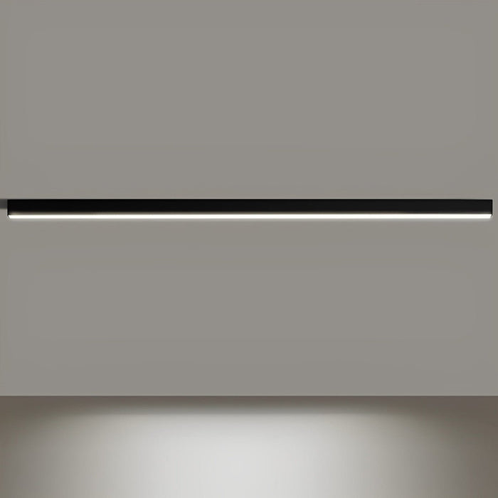 Minimalist Strip Ceiling Light - Dimmable LED, Modern Flush Mount, Remote Control