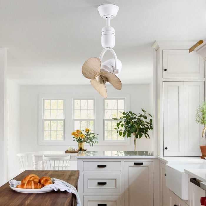 Ceiling Fan - Modern 300° Rotation 6-Speed DC Motor - Wall/Ceiling Mount