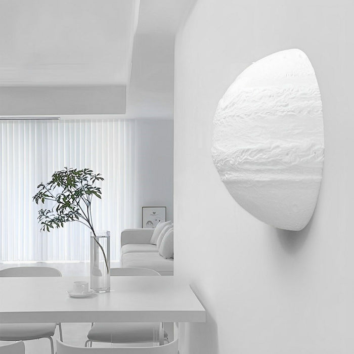 3D Moon Jupiter Planet LED Wall Sconce - Indoor Wall Light, Ceiling Light - Bedroom, Living Room Decor