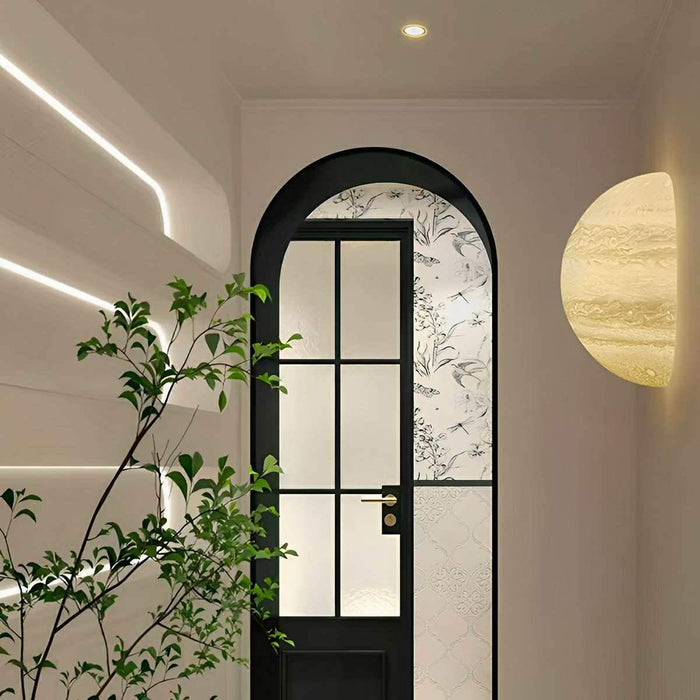 3D Moon Jupiter Planet LED Wall Sconce - Indoor Wall Light, Ceiling Light - Bedroom, Living Room Decor