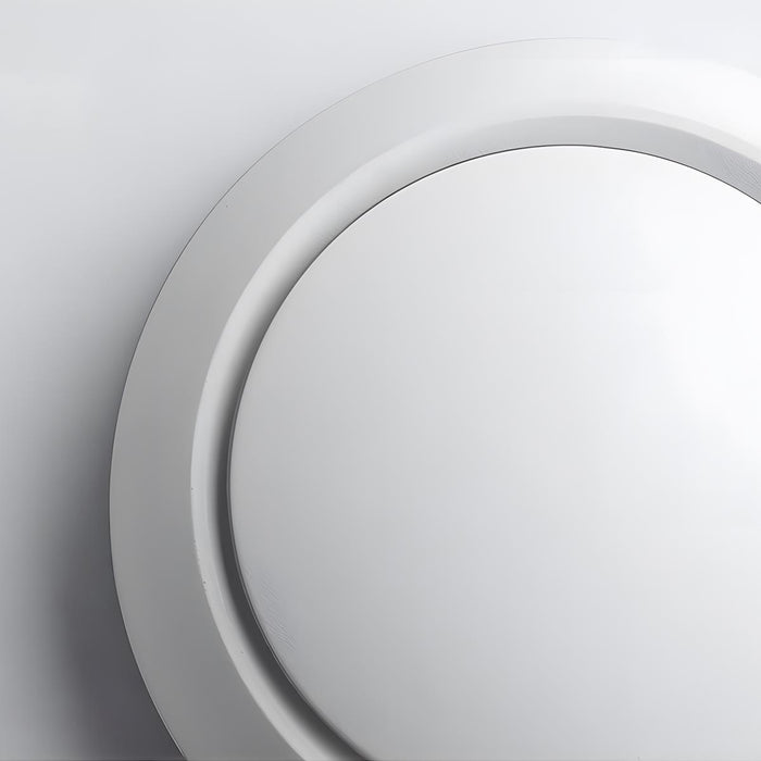 Modern Adjustable Moon Eclipse Creative LED Wall Sconce - Rotatable Disc Design, Dimmable Light, Iron Fixture