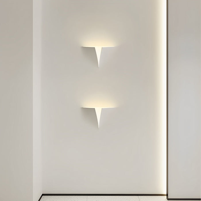 Recessed LED Indoor Wall Sconce, Modern Art Decor Lighting, Dimmable, Hardwired for Bedroom/Living Room