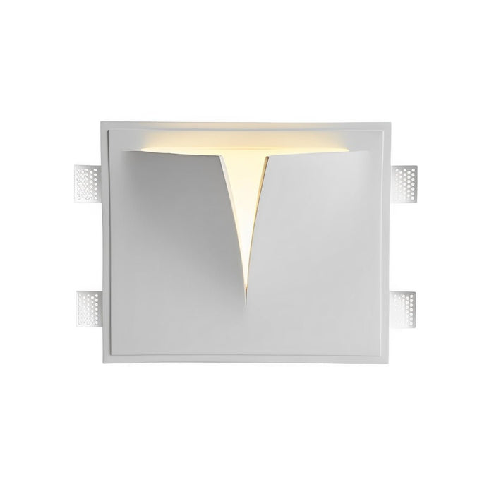 Recessed LED Indoor Wall Sconce, Modern Art Decor Lighting, Dimmable, Hardwired for Bedroom/Living Room
