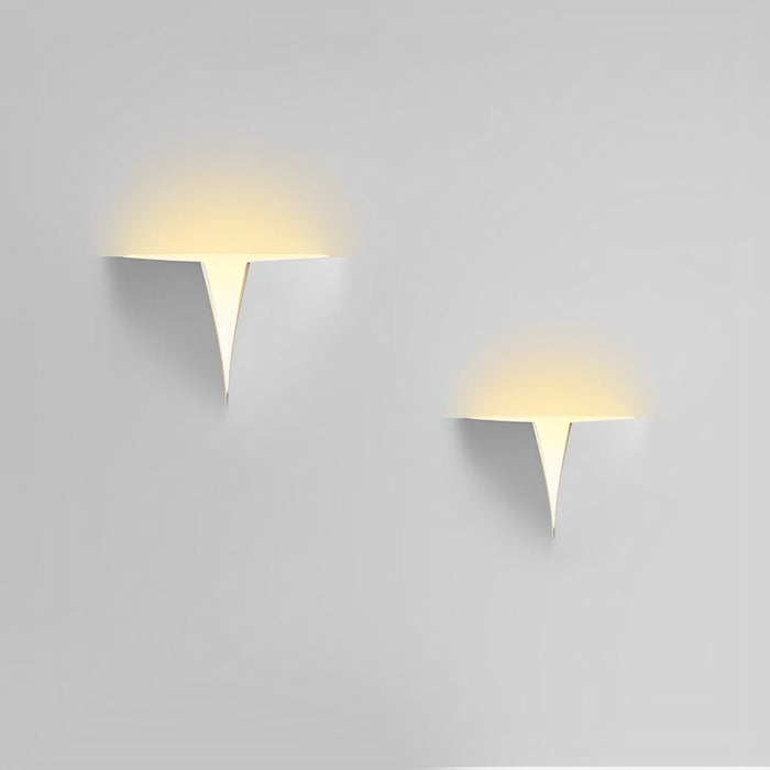 Recessed LED Indoor Wall Sconce, Modern Art Decor Lighting, Dimmable, Hardwired for Bedroom/Living Room