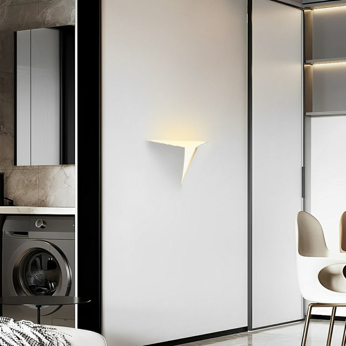 Recessed LED Indoor Wall Sconce, Modern Art Decor Lighting, Dimmable, Hardwired for Bedroom/Living Room