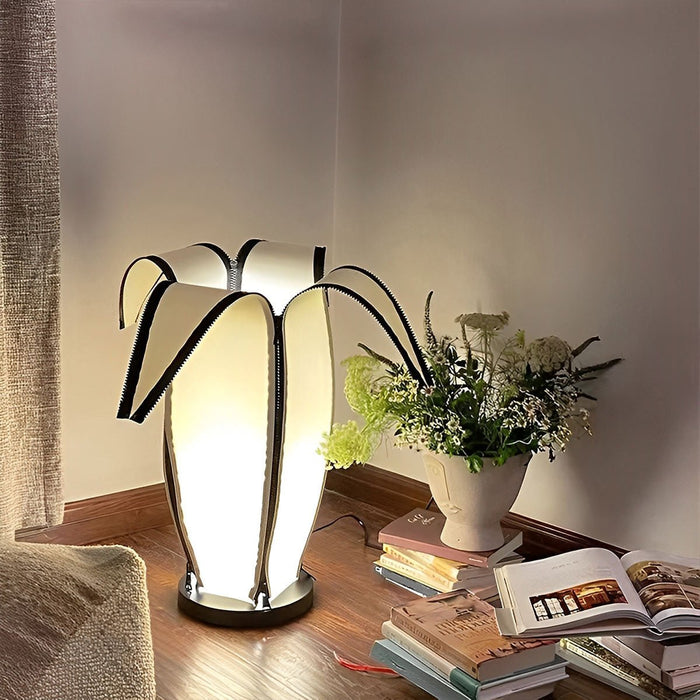 Modern Banana Design Plug-in LED Floor Lamp - Artistic Curved Arc Lighting / Contemporary Living Room Decor