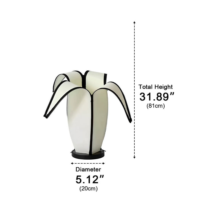 Modern Banana Design Plug-in LED Floor Lamp - Artistic Curved Arc Lighting / Contemporary Living Room Decor