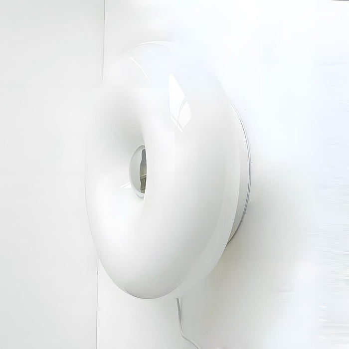Donut LED Indoor Wall Sconce - Modern Bauhaus Creative Design - Wall Mounted Lighting Fixture
