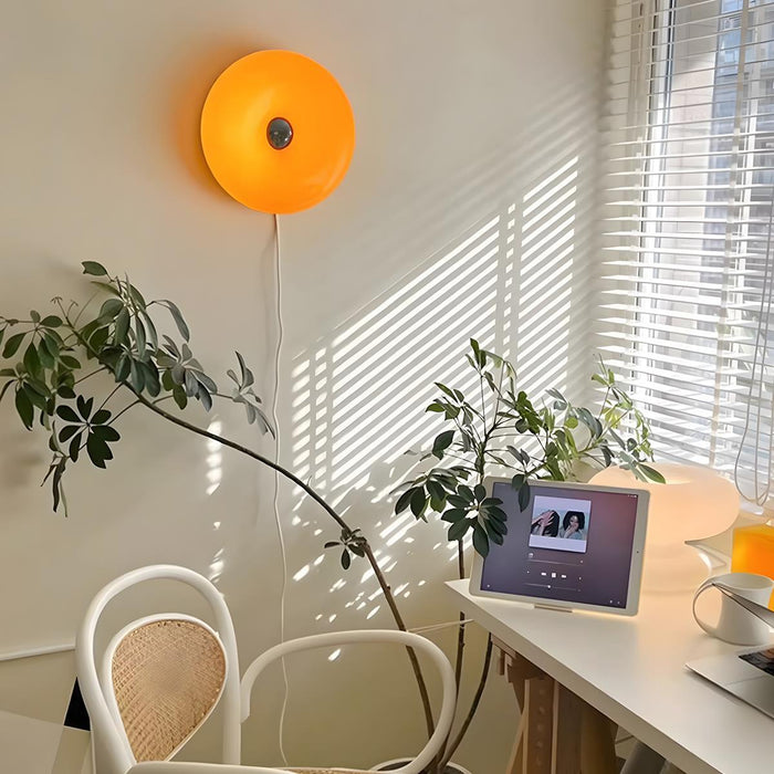 Donut LED Indoor Wall Sconce - Modern Bauhaus Creative Design - Wall Mounted Lighting Fixture