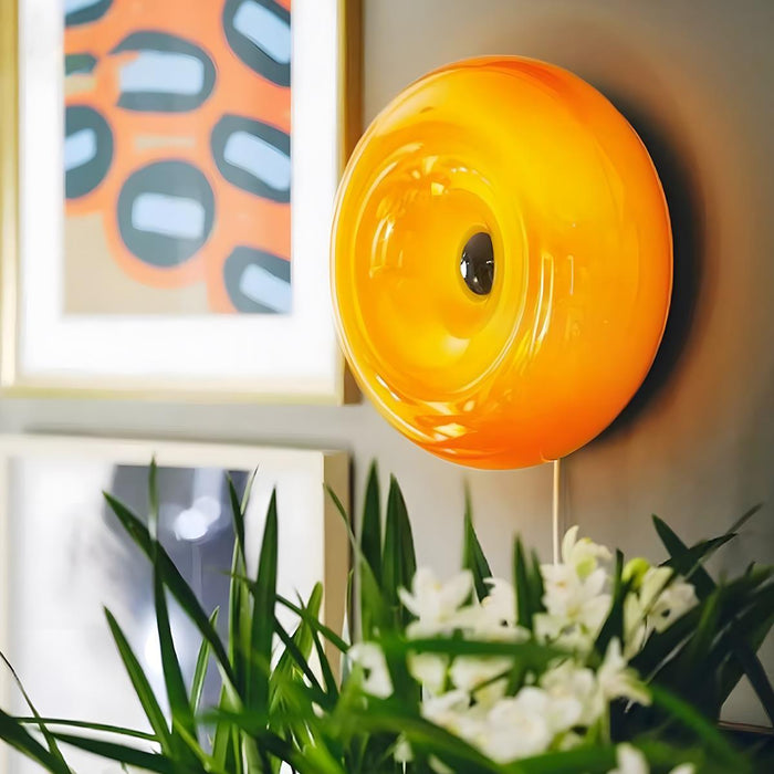 Donut LED Indoor Wall Sconce - Modern Bauhaus Creative Design - Wall Mounted Lighting Fixture