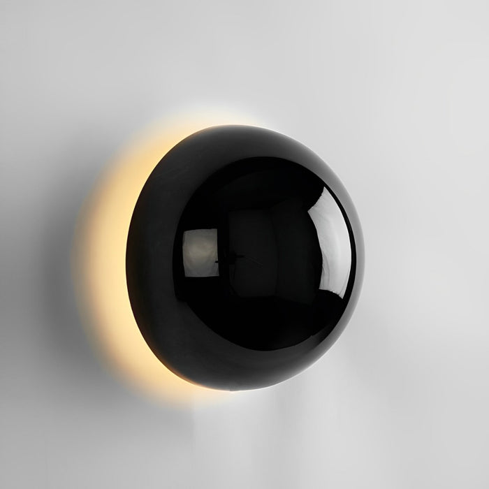 Modern Bauhaus Globe Wall Sconce - Indoor Minimalist LED Lighting, Dimmable 3 Color Modes