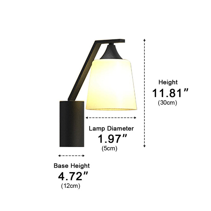 Waterproof Modern Bell LED Wall Sconce, IP65 Outdoor Porch/Patio/Yard Light, Warm White 3000K