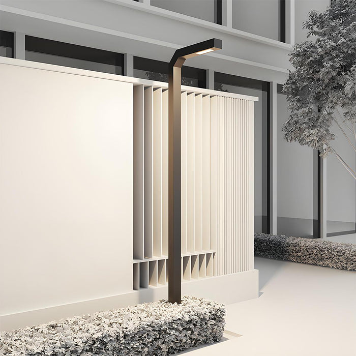 Modern Minimalist LED Column Post Light, Waterproof IP65, Die-casting Aluminum, Pathway/Garden/Entryway Lighting