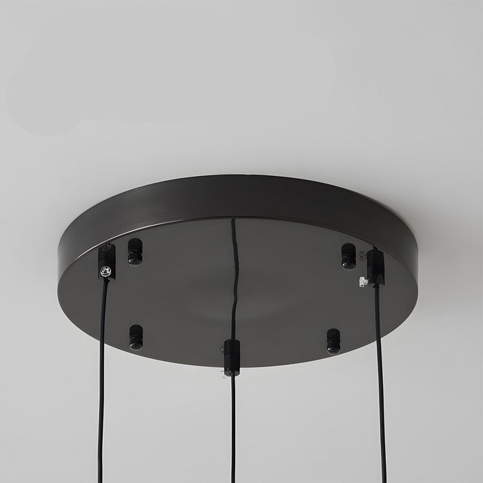 Copper Lotus Leaf LED Pendant Light, Modern Minimalist, Dining Room/Bedroom/Bar