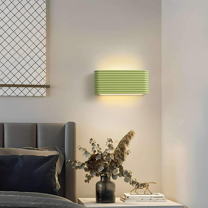 Modern Cream Style LED Wall Sconce, Indoor Accent Lighting, 3 Color Modes, Adjustable Angle for Bedroom/Living Room