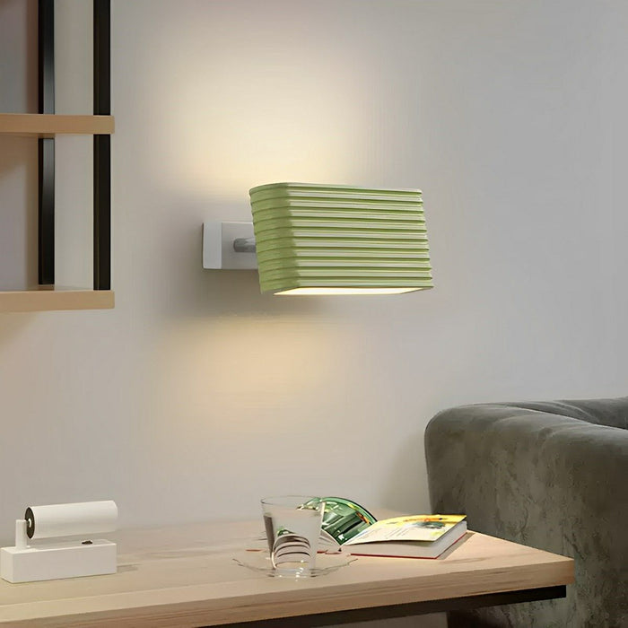 Modern Cream Style LED Wall Sconce, Indoor Accent Lighting, 3 Color Modes, Adjustable Angle for Bedroom/Living Room
