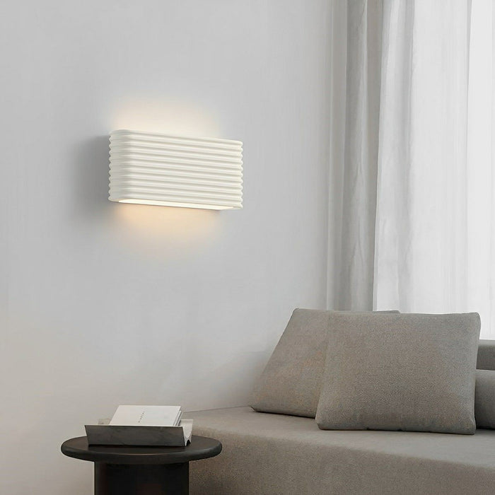 Modern Cream Style LED Wall Sconce, Indoor Accent Lighting, 3 Color Modes, Adjustable Angle for Bedroom/Living Room