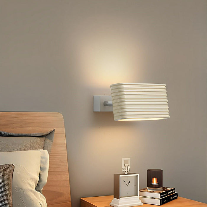 Modern Cream Style LED Wall Sconce, Indoor Accent Lighting, 3 Color Modes, Adjustable Angle for Bedroom/Living Room
