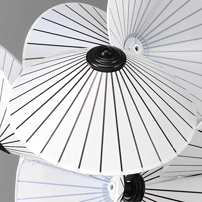 Modern Minimalist Chandelier, Umbrella Art Design, LED Pendant Light for Dining Room/Living Room