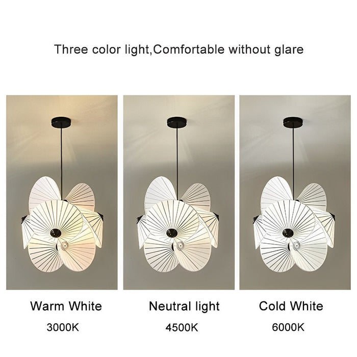Modern Minimalist Chandelier, Umbrella Art Design, LED Pendant Light for Dining Room/Living Room