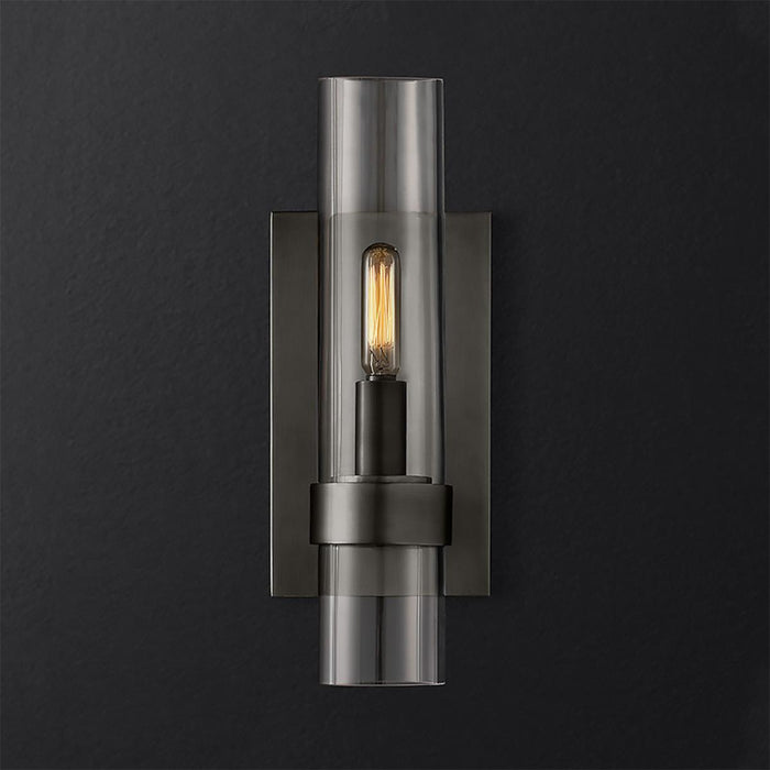 Modern Cylinder Indoor Wall Sconce, Industrial LED Light for Bedroom/Living Room/Hallway