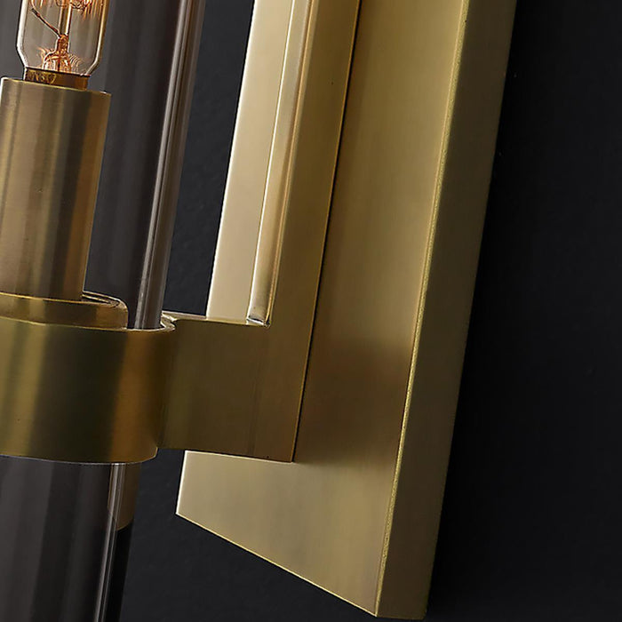 Modern Cylinder Indoor Wall Sconce, Industrial LED Light for Bedroom/Living Room/Hallway