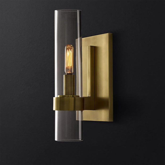 Modern Cylinder Indoor Wall Sconce, Industrial LED Light for Bedroom/Living Room/Hallway
