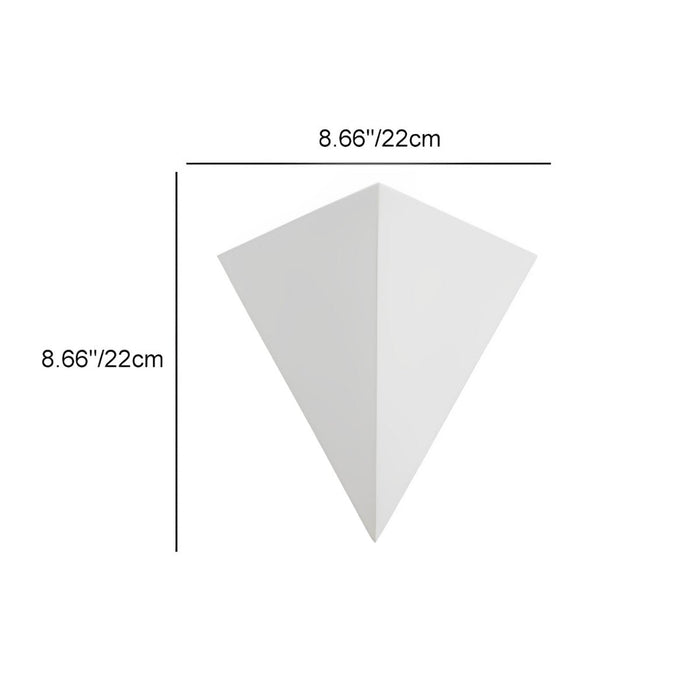 Modern Geometric LED Wall Sconce, Minimalist Indoor Accent Lighting for Living Room/Bedroom/Hallway