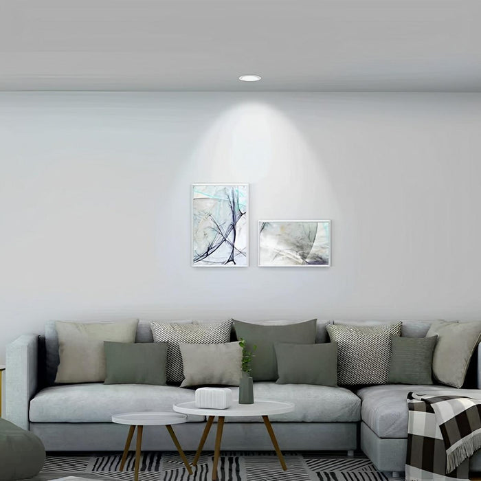 Human Body Sensor LED Recessed Ceiling Light, Motion Activated, Ultra-Slim Flush Mount for Hallway/Bedroom/Living Room